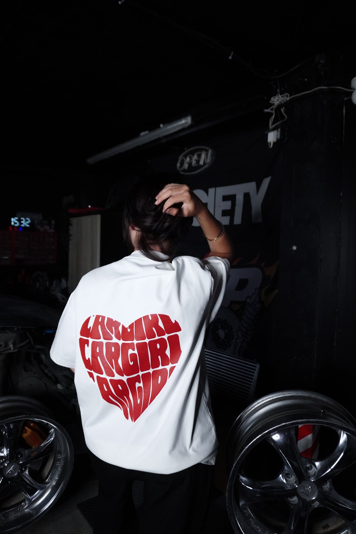 T-SHIRT HEART CAR GIRL