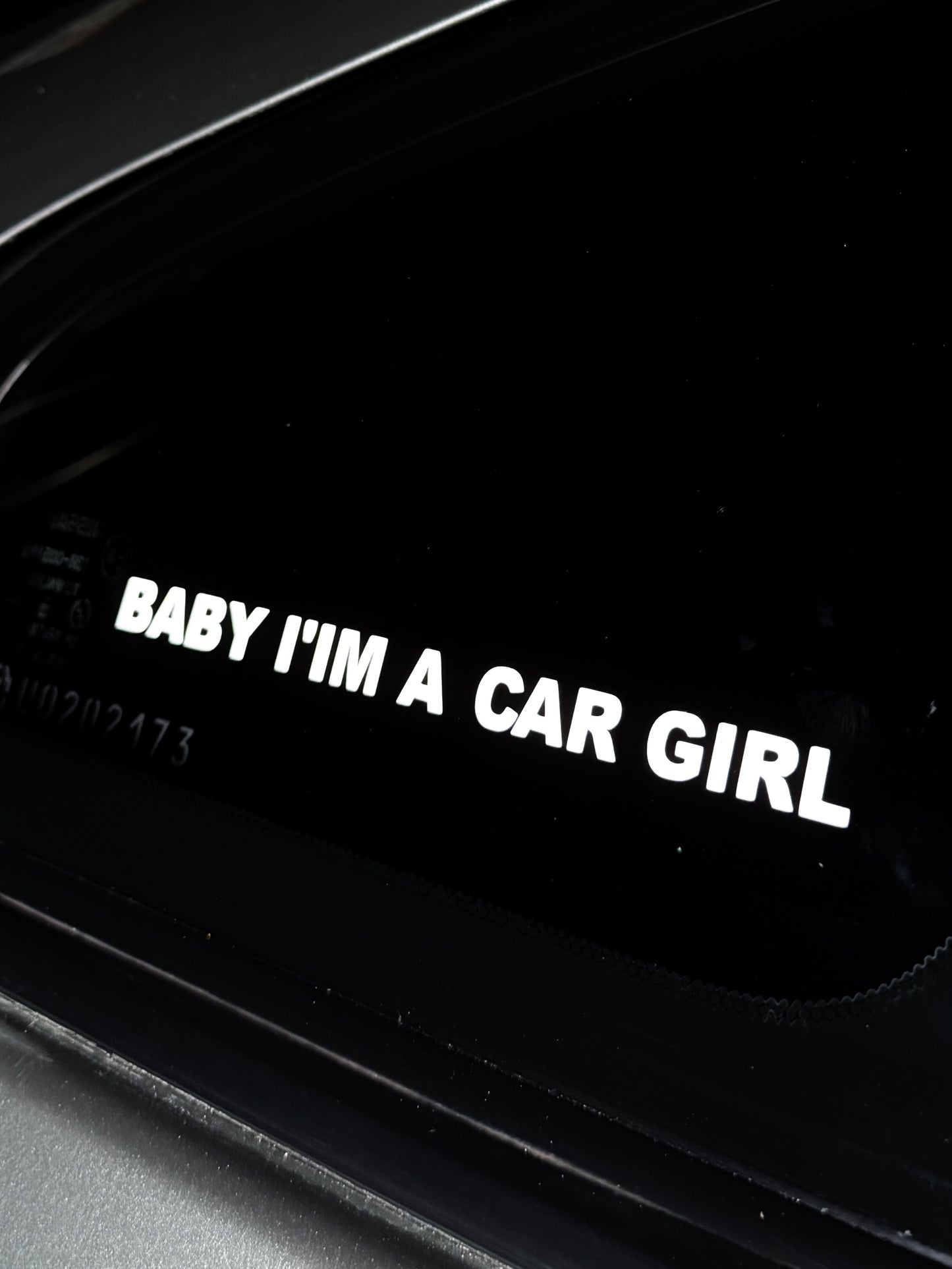 Stickers car girl