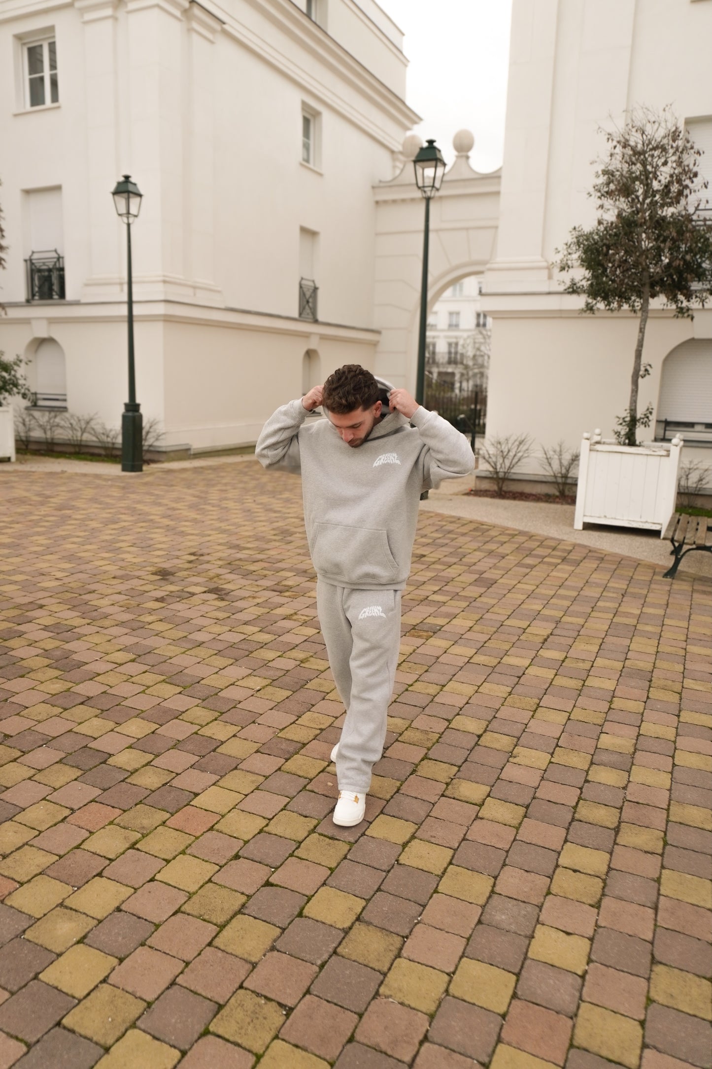 HOODIE GREENZ GRIS