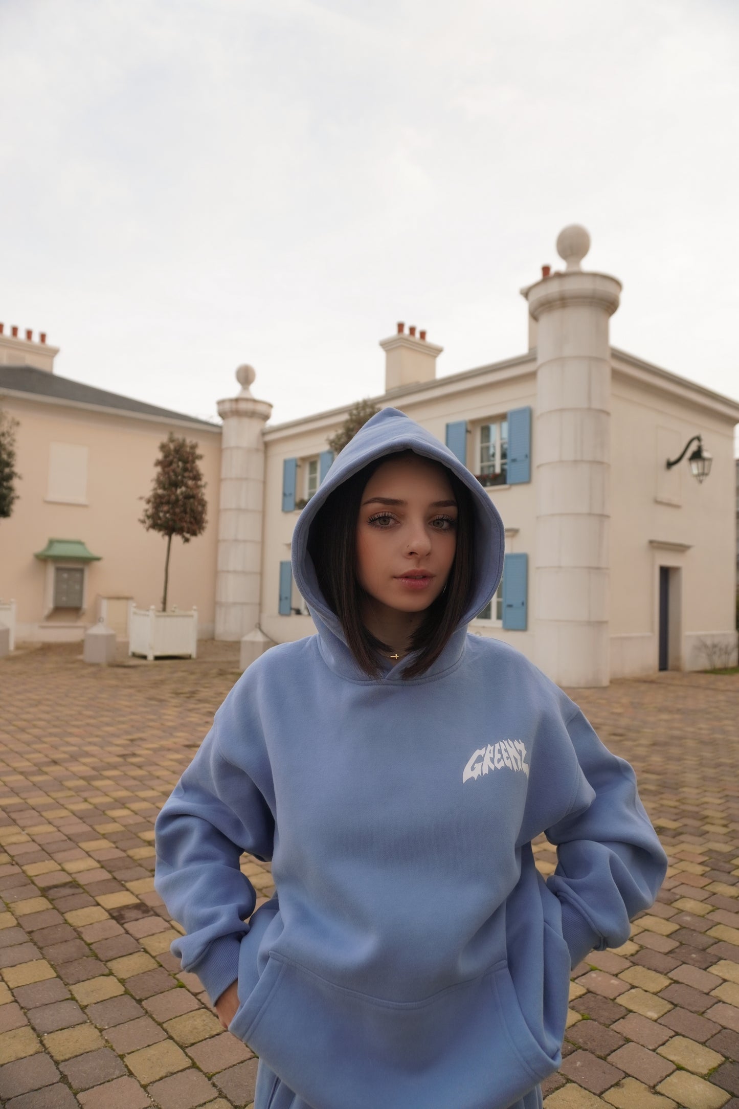 HOODIE GREENZ BLEU