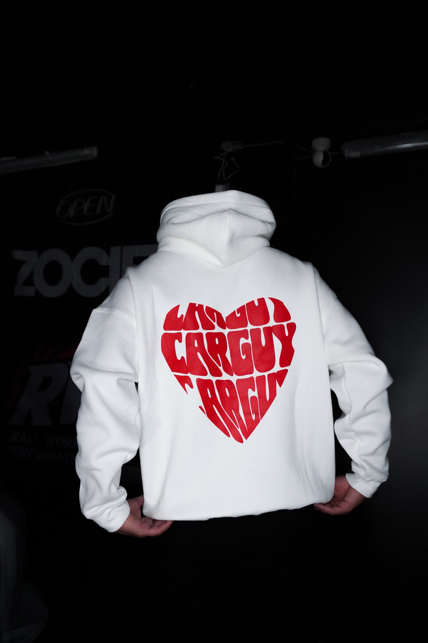 HOODIE HEART CAR GUY