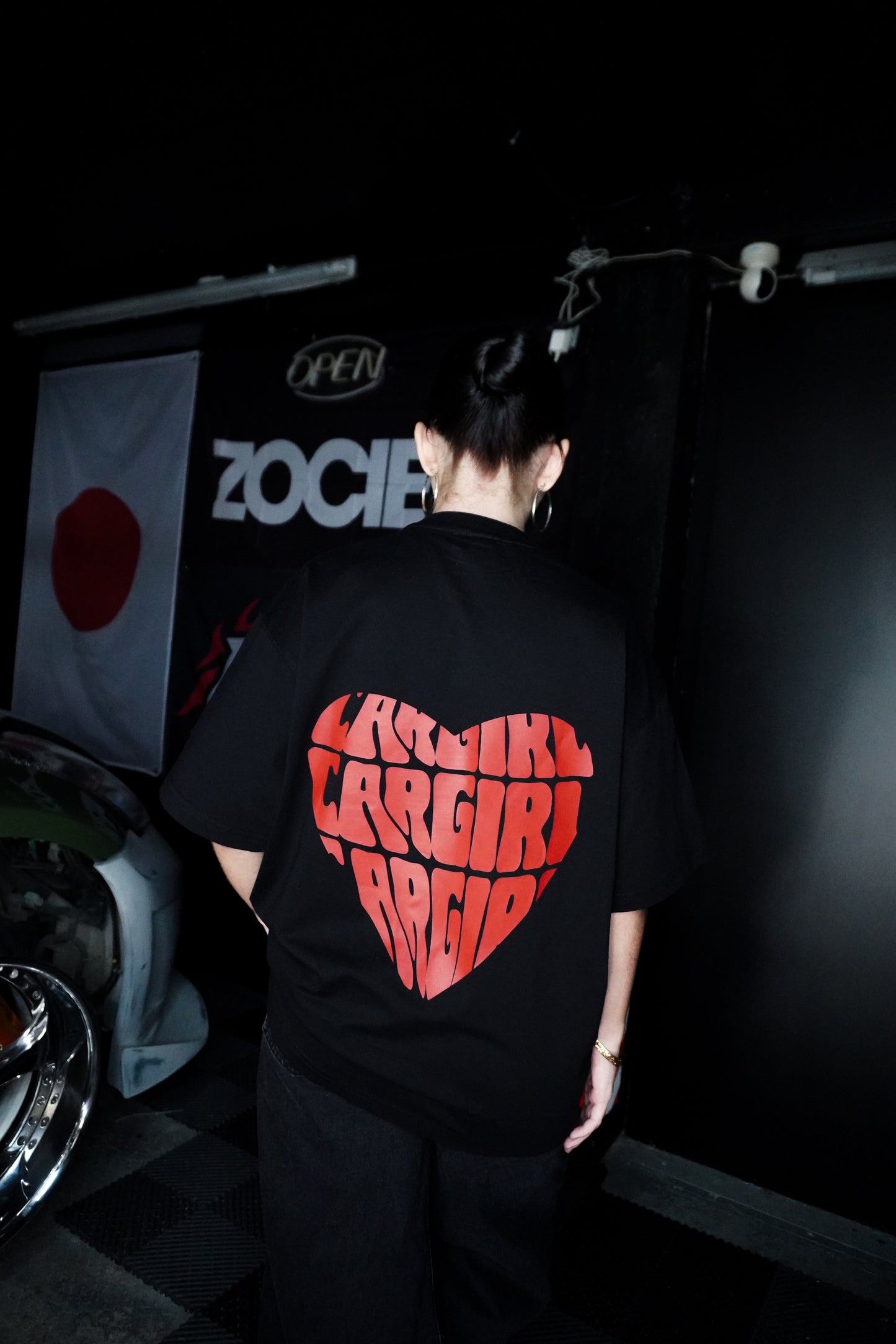 T-SHIRT HEART CAR GIRL