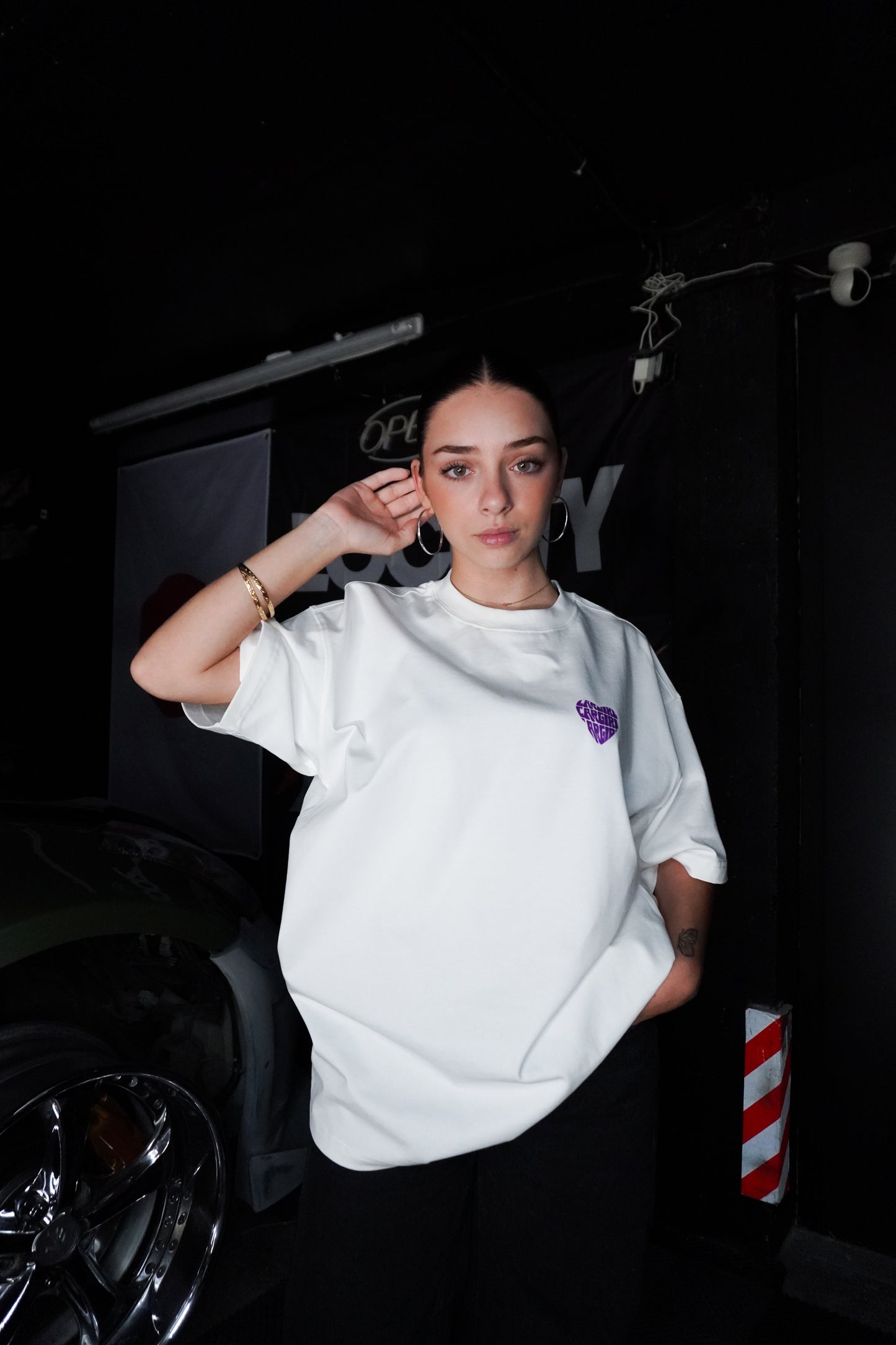 T-SHIRT HEART CAR GIRL