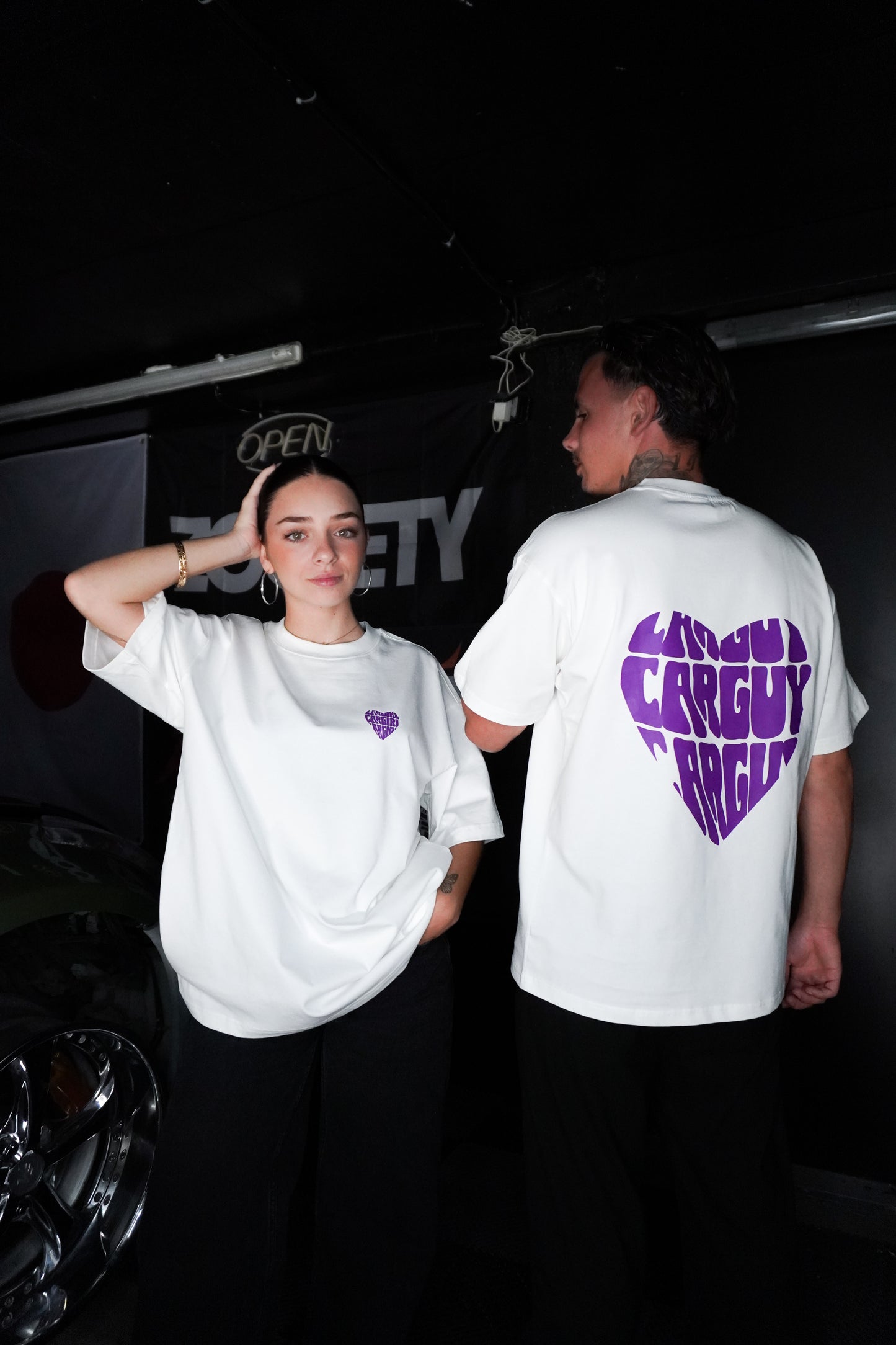 T-SHIRT HEART CAR GIRL