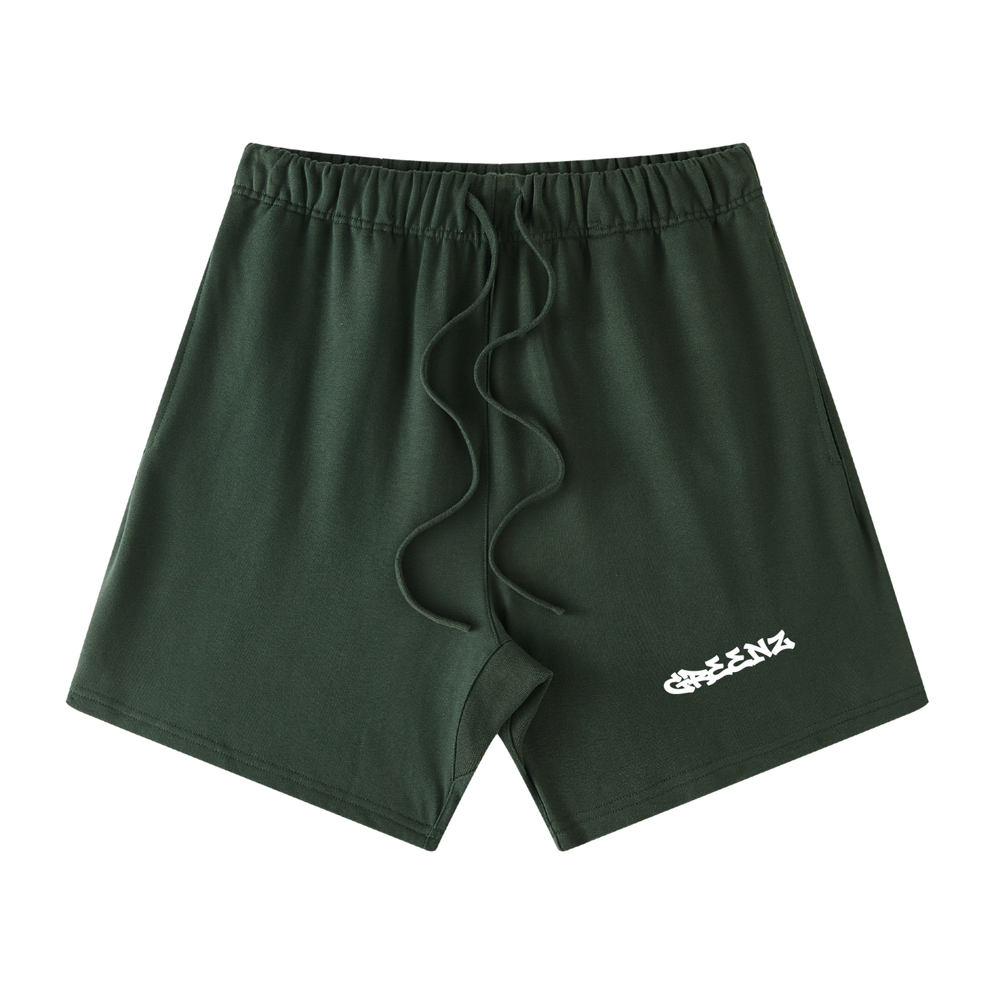 SHORT BRODÉ VERT