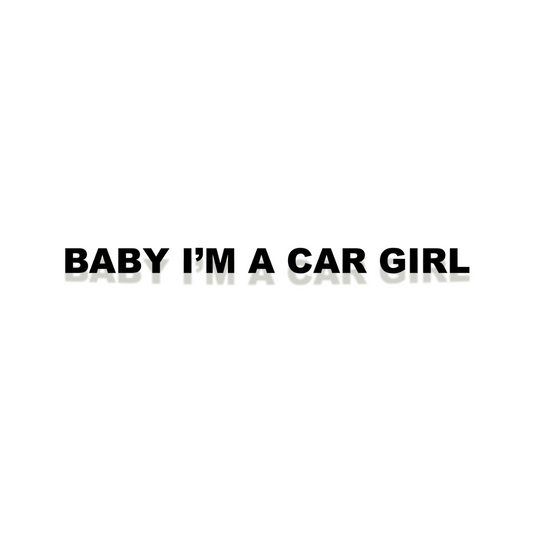 Stickers car girl