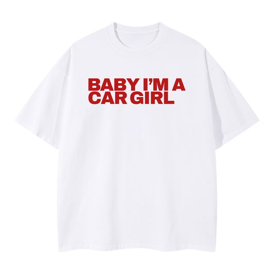 T-SHIRT I AM CAR GIRL