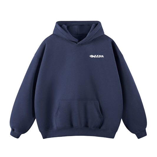 GREENZ HOODIE BRODÉ BLEU