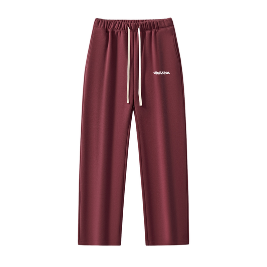 JOGGING GREENZ BRODÉ ROUGE